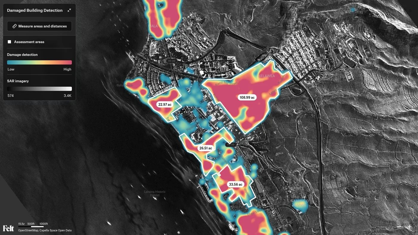 Felt Map: a still of the map