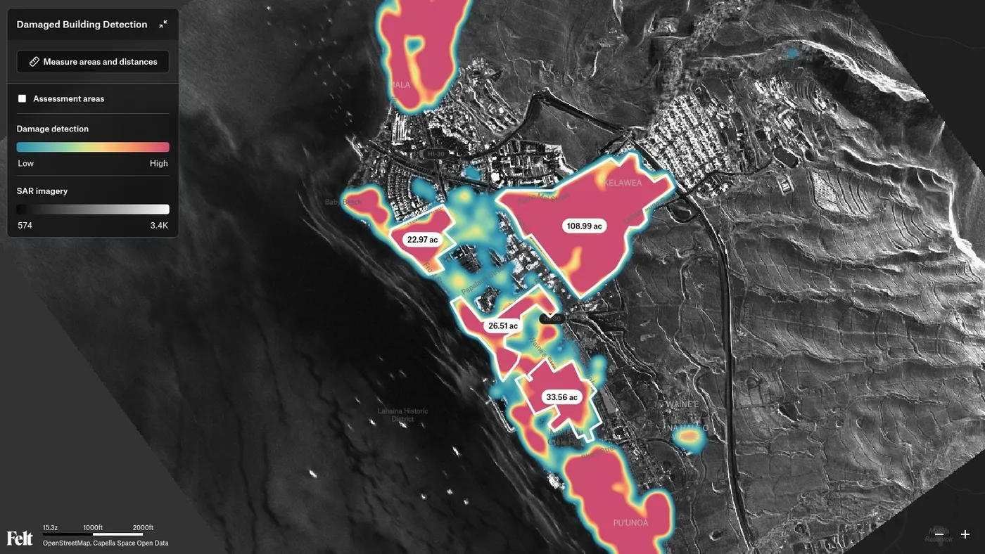 Felt Map: a still of the map