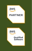 AWS Partner and AWS Qualified Software badges