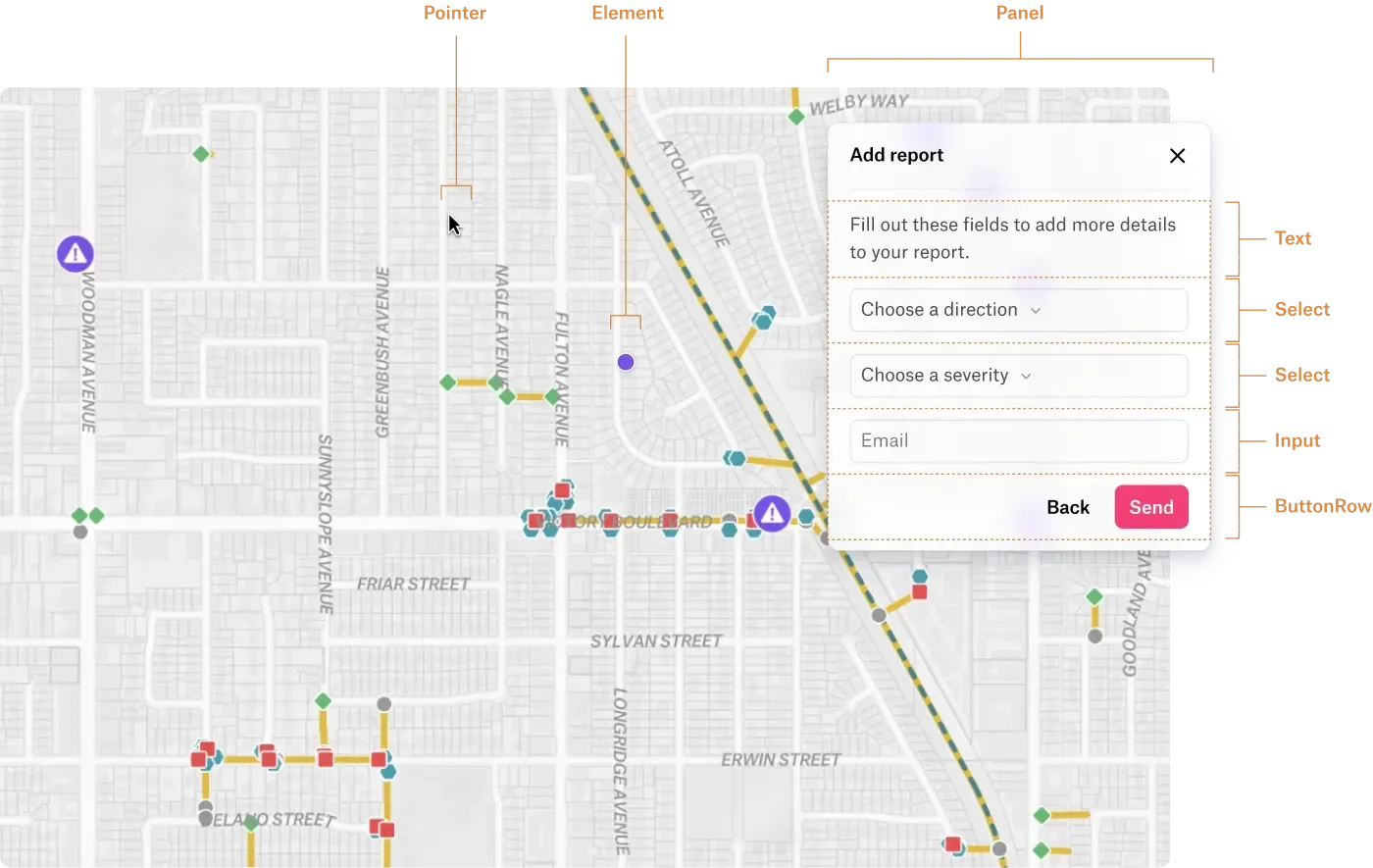 out-of-the-box ui components are designed to keep the look and feel professional no matter the use case