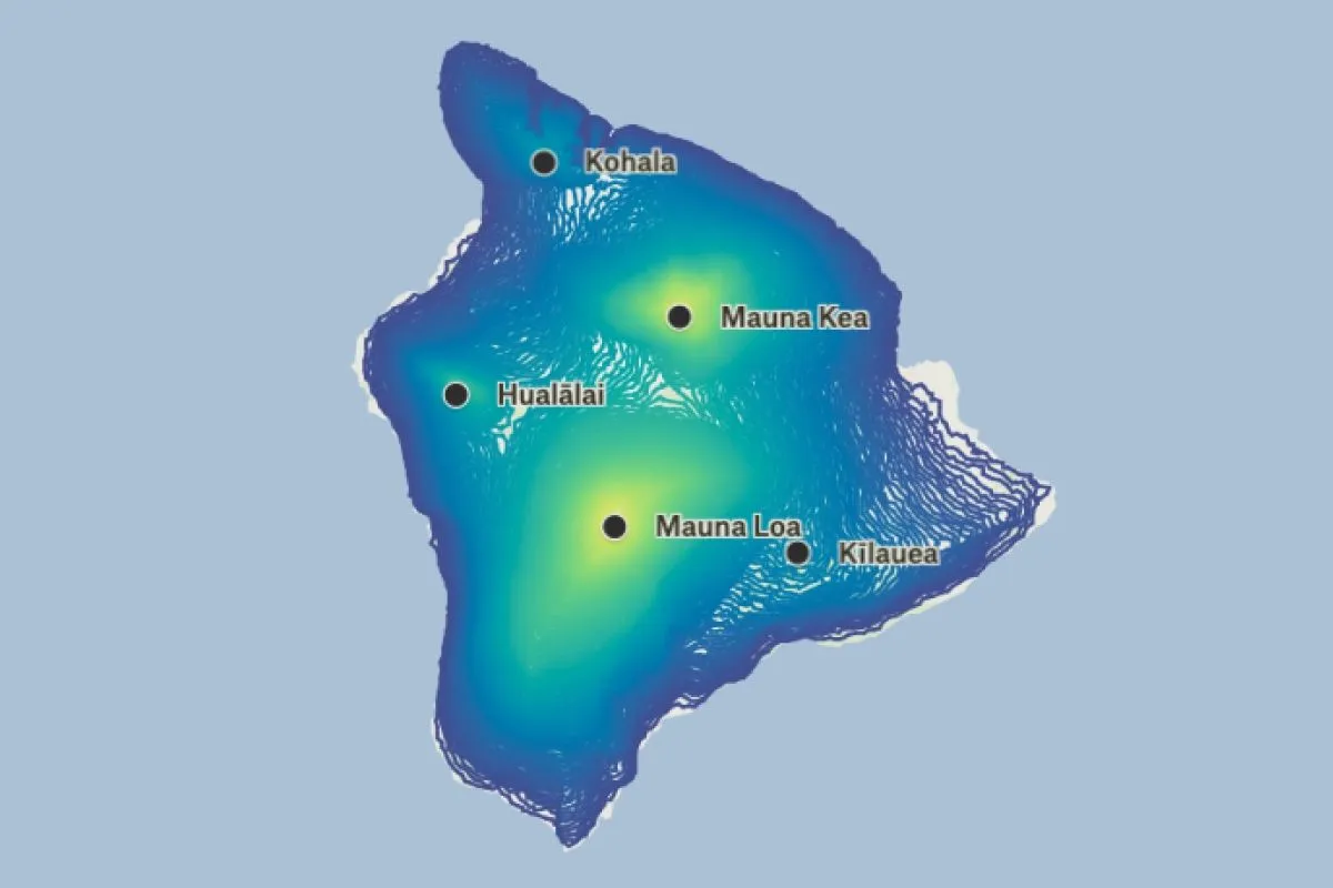 Preview of Hawai'i Elevation, an interactive Felt map