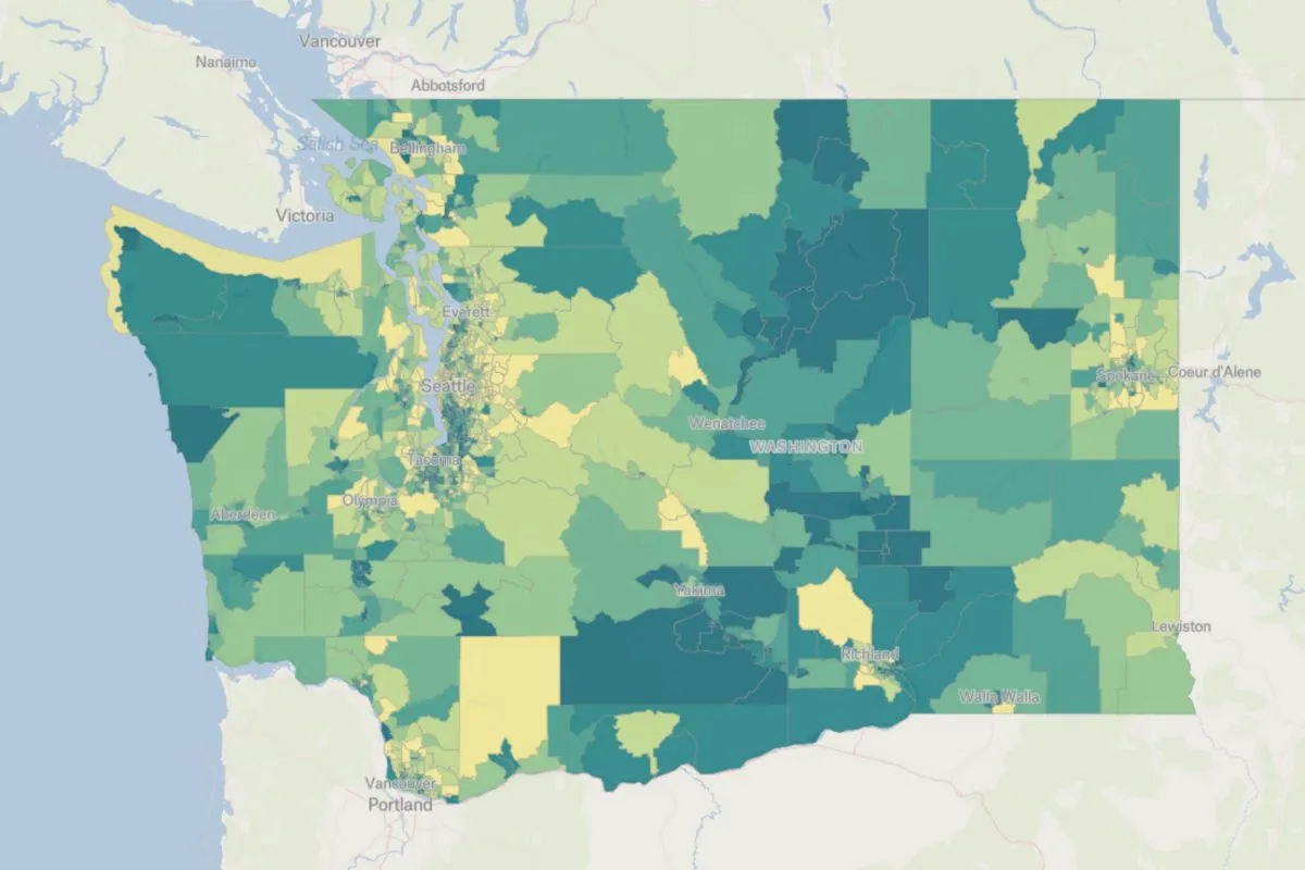 Preview of Social Vulnerability Index, an interactive Felt map