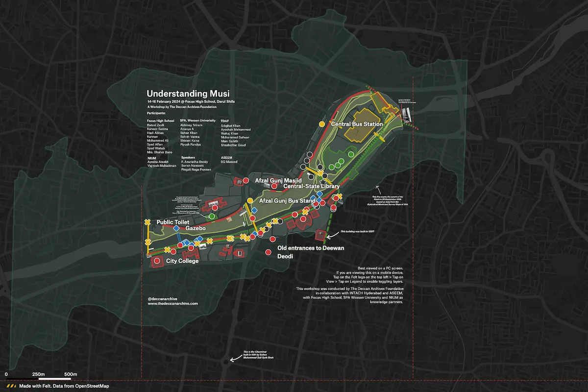 Preview of Understanding the Musi River, an interactive Felt map